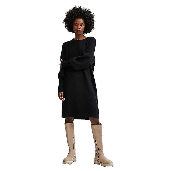 Selected Lulu Knit Langärmliges Kleid Mit O-ausschnitt L Black günstig online kaufen