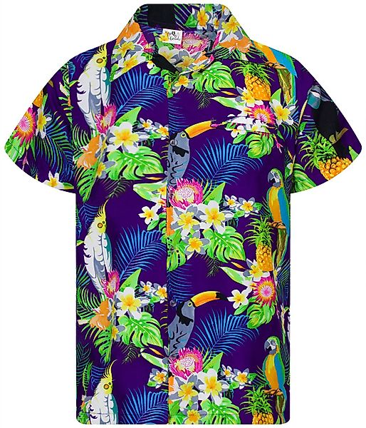 King Kameha Hawaiihemd Parrot Cockatoo Funky günstig online kaufen