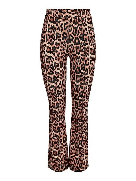 Noisy may Leggings Leoprint hohe Taille ausgestellte Beinform NMBELLA H/W L günstig online kaufen