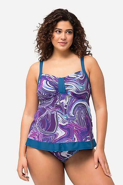 Ulla Popken Tankini Tankini Marmormuster Softcups günstig online kaufen