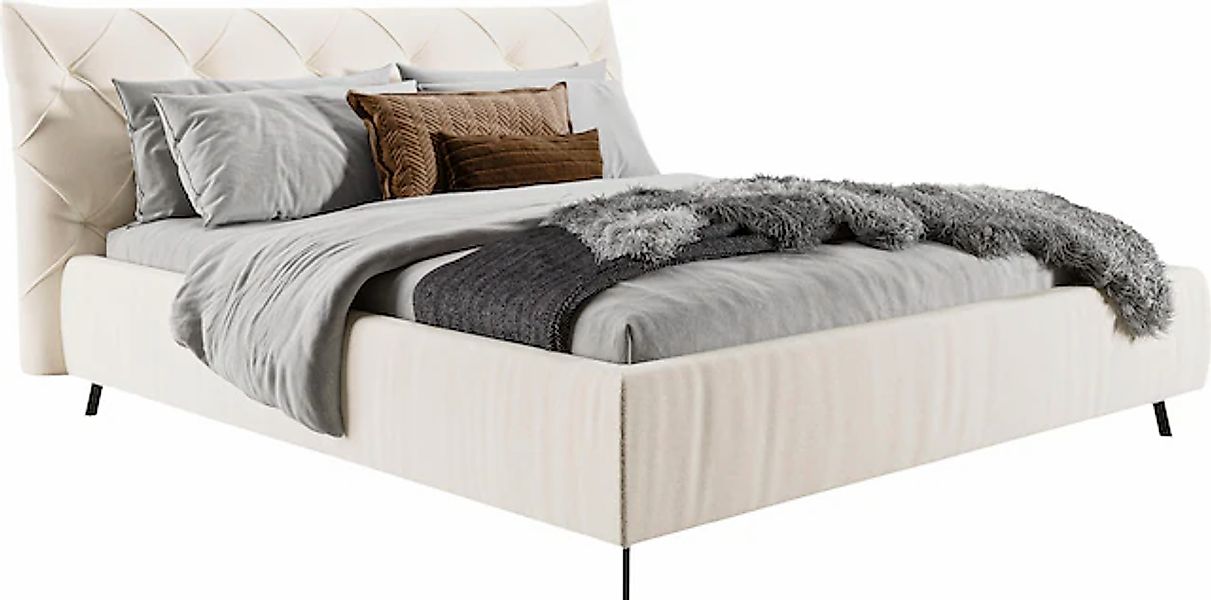 Home affaire Polsterbett "Elloree, in 4 Breiten bis 200cm, auch in Leder" K günstig online kaufen