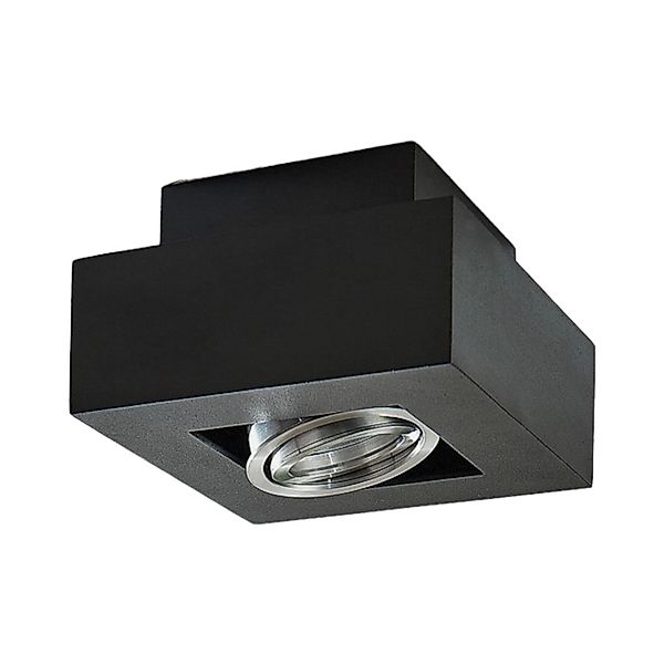 Arcchio Strahler Vince 9621706 Modern in Schwarz aus Aluminium 1-flammig GU günstig online kaufen
