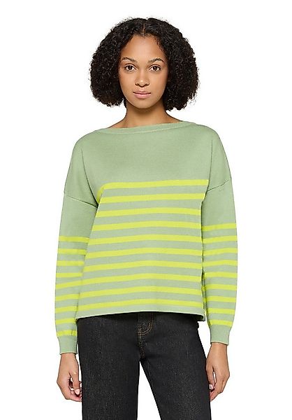 Cartoon Strickpullover Damen Strickpullover mit U-Boot-Ausschnitt (1-tlg) günstig online kaufen