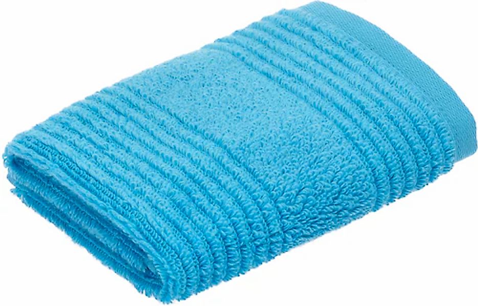 Vossen Waschlappen »Tomorrow«, (3 St.), mit Streifenstruktur günstig online kaufen