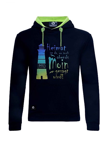 Schietwetter Kapuzenpullover Unisex, Herren Hoodie "Leuchtturm" günstig online kaufen