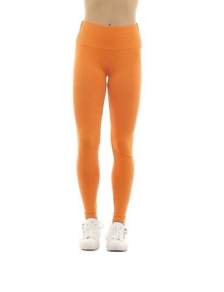 F&K-Mode Leggings Damen Leggings lang hoher Bund Hose Baumwolle hoher Bund günstig online kaufen