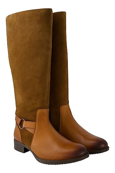 Ulla Popken Lederstiefel XL-Schaft Ledermix Weite H Stiefel günstig online kaufen