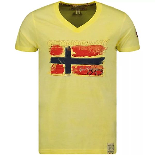 Geo Norway  T-Shirt SW1561HGN-LIGHT YELLOW günstig online kaufen