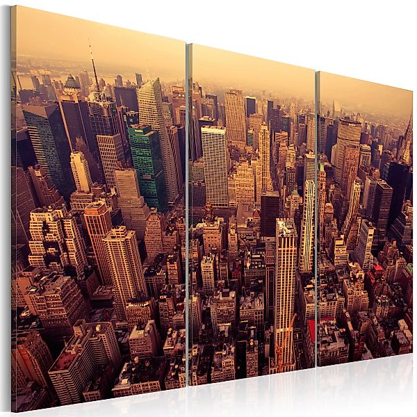 Wandbild - Sonnenuntergang In New York günstig online kaufen