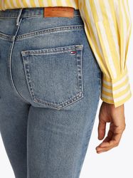 Tommy Hilfiger Slim-fit-Jeans "Slim Cigarette High Waist" mit Logo-Badge, i günstig online kaufen
