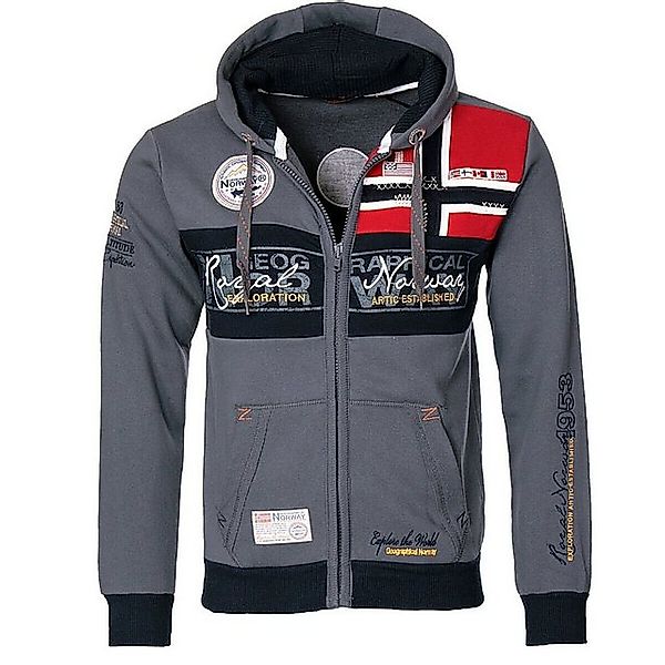 Geographical Norway Sweatjacke Sweatjacke Sweater Sweat Shirt Hoodie Überga günstig online kaufen