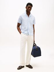Tommy Hilfiger Kurzarmhemd LINEN BLEND STRIPED günstig online kaufen