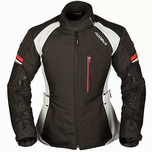 Modeka Motorradjacke Modeka Violetta Lady Textiljacke Damen schwarz/hellgra günstig online kaufen