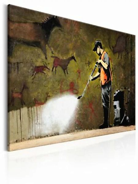artgeist Wandbild Cave Painting by Banksy mehrfarbig Gr. 60 x 40 günstig online kaufen