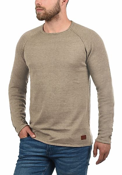 Blend Strickpullover "BHJohn" Strickpullover mit aufgerollten Säumen günstig online kaufen