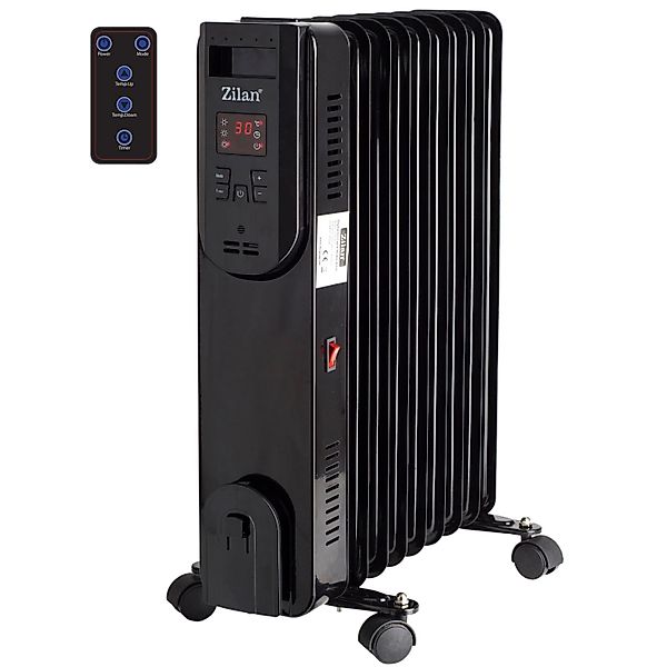 Zilan ZLN-3031 Radiator 9 Rippen m. Fernbedienung 12h Timer 2000 W günstig online kaufen