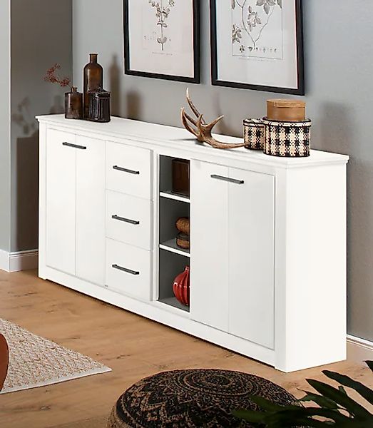 Home affaire Sideboard "Celia", Kommode mit einer schönen Holzstruktur und günstig online kaufen