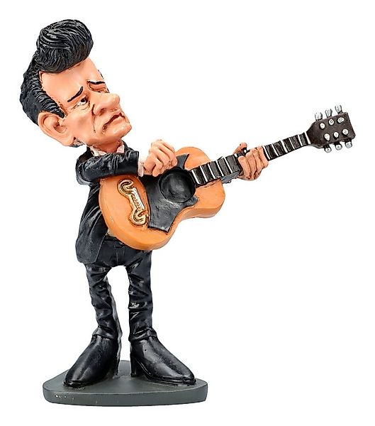 Figuren Shop GmbH Dekofigur Lustige Rockstar Figur - Sänger Johnny - Rockmu günstig online kaufen