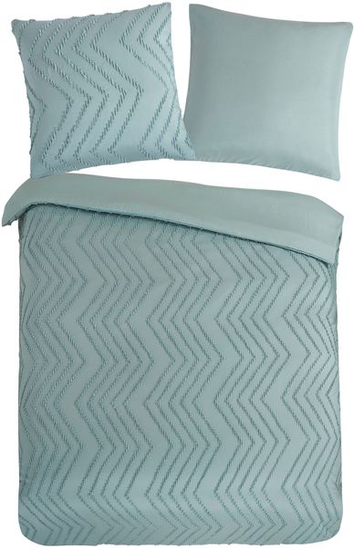 PURE luxury collection Bettwäsche "Zigzag" 2 Stk. tlg. Mikrofaser, 135x200, günstig online kaufen