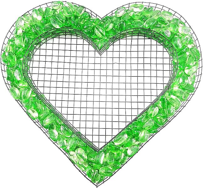 Gartenwelt Riegelsberger Gartenfigur Herz Gitter Grabschmuck günstig online kaufen