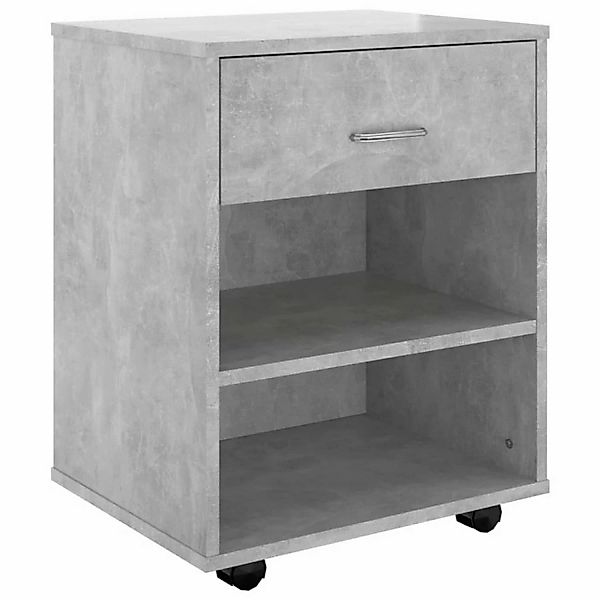vidaXL Rollschrank Betongrau 46x36x59 cm Holzwerkstoff günstig online kaufen