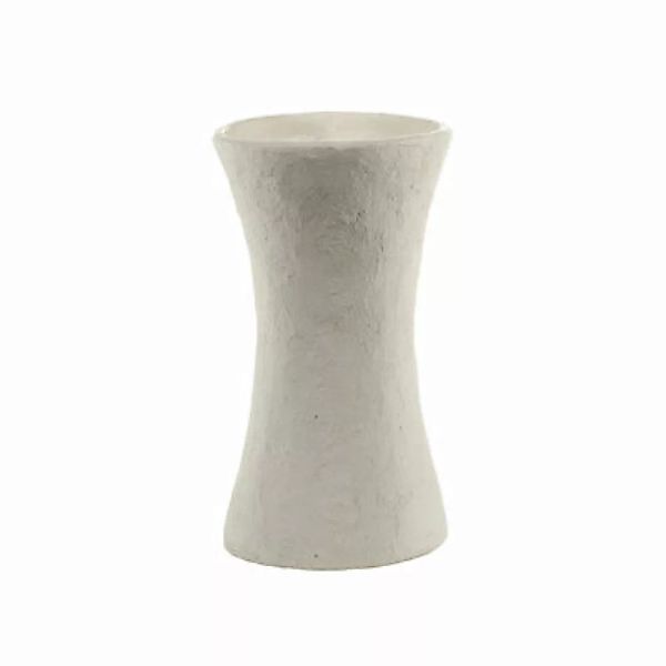 Vase Earth papierfaser weiß / Ø 20 x H 35 cm - Recyceltes Pappmaché - Serax günstig online kaufen