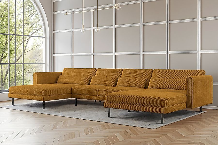 Fun Möbel Wohnlandschaft Sofa in U-Form günstig online kaufen