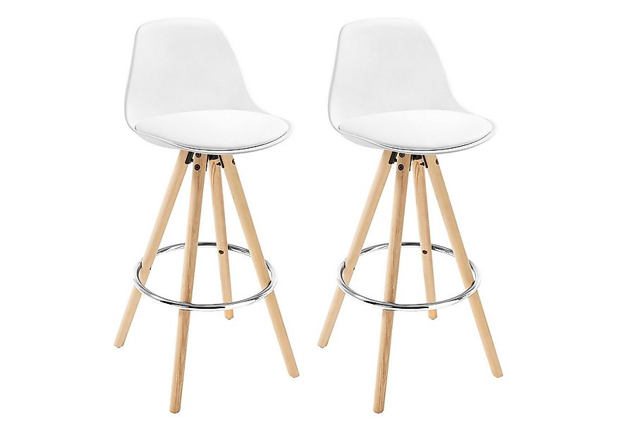 Woltu Barhocker (2 St), Design Stuhl, optimal Komfort, aus Kunstleder günstig online kaufen