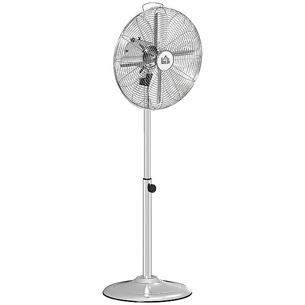 HOMCOM Standventilator 120cm höhenverstellbar 3 Geschwindigkeitsstufen vers günstig online kaufen