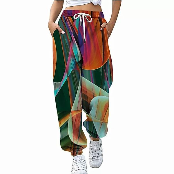 FIDDY 2-in-1-Hose Damen Cargohose Damenmode Casual Digital Farbdruck Lässig günstig online kaufen