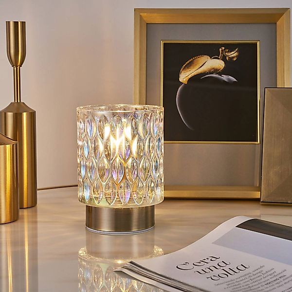 Pauleen Tischleuchte »Clear Glamour«, 1 flammig, Leuchtmittel E14   ohne Le günstig online kaufen