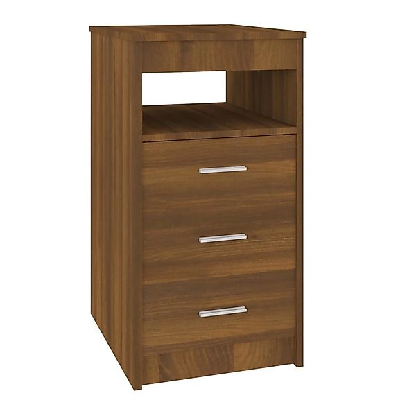 vidaXL Sideboard mit Schubladen Braun Eichen-Optik 40x50x76 cm günstig online kaufen