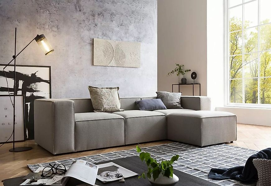 XDREAM Ecksofa Modulares Sofa Milos, individuell kombinierbare Wohnlandscha günstig online kaufen
