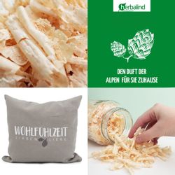 herbalind Zirbenkissen "Zirbenkissen, Kissen in 25x25cm und 40x40cm" Gefüll günstig online kaufen