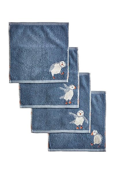 Next Handtuch 2er-Set Waschlappen, Papageientaucher, (4-St) günstig online kaufen