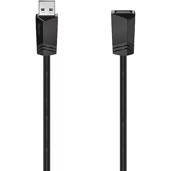 Hama USB-Verlängerungskabel USB 2.0 480 Mbit/s Schwarz 3 m günstig online kaufen