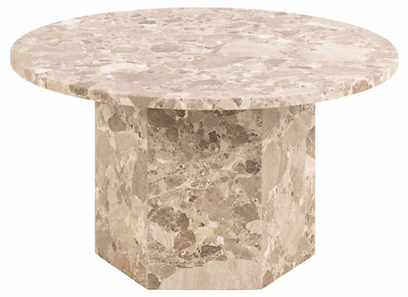 ACTONA GROUP Couchtisch »Naxos«, Rund Couchtisch, matt Latte lackiert Marmo günstig online kaufen