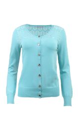 Passioni Cardigan Sommer-Cardigan mit Strickdetails günstig online kaufen