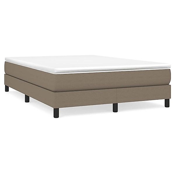 vidaXL Boxspringbett Taupe 140x200 cm Stoff1400023 günstig online kaufen