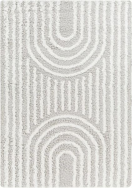 Surya Hochflor-Teppich »Geometric 2310«, rechteckig, Flauschig, Langflor, W günstig online kaufen