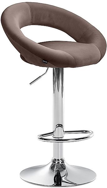 CLP Barhocker Olinda, Samt, höhenverstellbar und drehbar günstig online kaufen