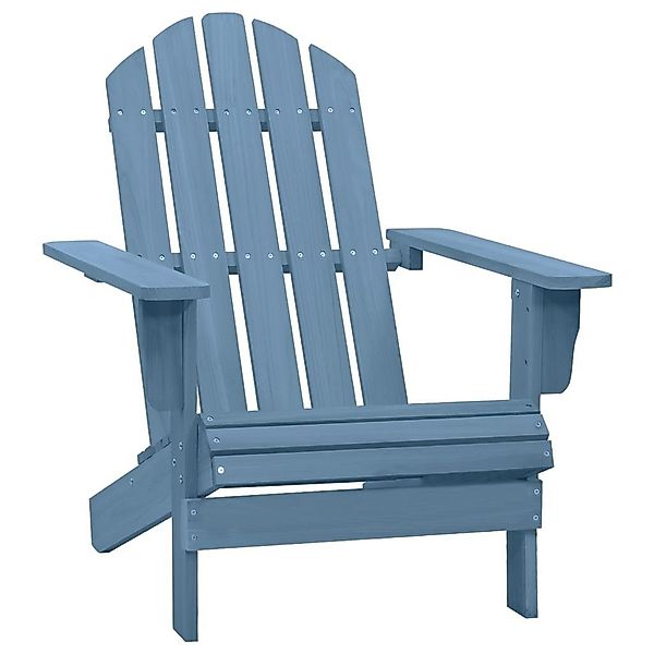 vidaXL Gartenstuhl Adirondack-Gartenstuhl Massivholz Tanne Blau günstig online kaufen