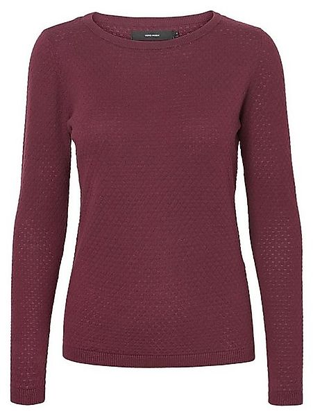 Vero Moda Strickpullover VMCARE STRUCTURE LS O-NECK BLOU NOOS günstig online kaufen