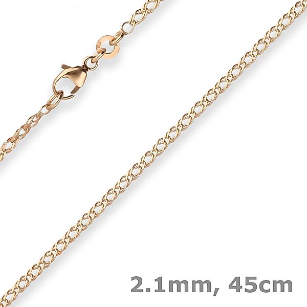 Schmuck Krone Goldkette 2,1mm Zwillingspanzerkette aus günstig online kaufen