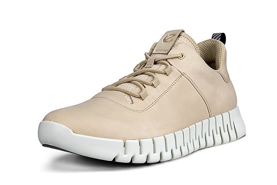 Ecco Gruuv Lea (aus Nubukleder) sandbraun Herren Sneaker günstig online kaufen