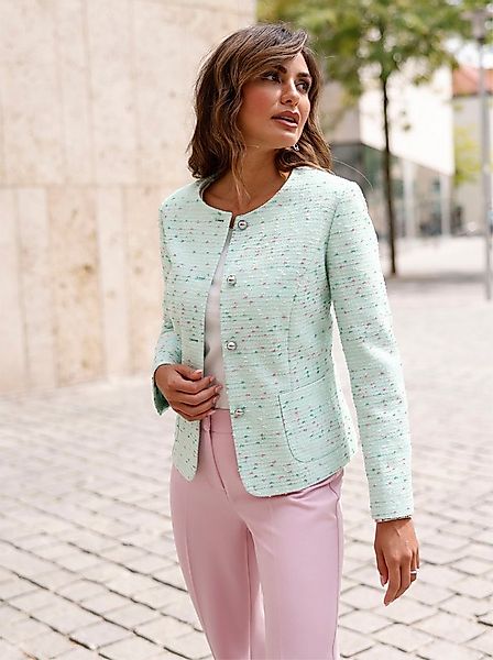 Witt Blusenblazer Bouclé-Blazer Langarm günstig online kaufen