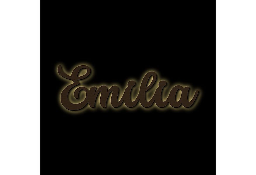 Namofactur LED Dekolicht Name Emilia Deko Licht Kinder & Erwachsene Wandlam günstig online kaufen