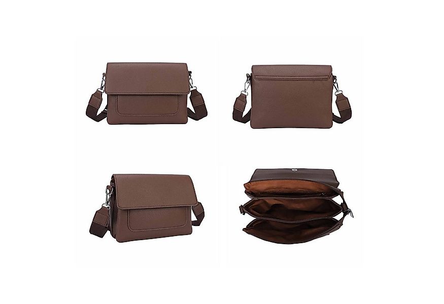 ITALYSHOP24 Schultertasche Damen Crossbody Bodybag Umhängetasche Messenger günstig online kaufen