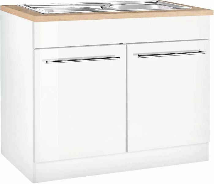KOCHSTATION Spülenschrank "KS-Eton", Breite 100 cm günstig online kaufen