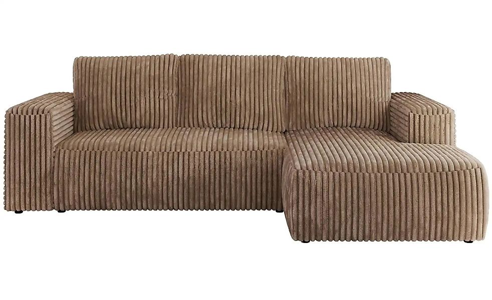 Ecksofa Beige mit Schlaffunktion Trentino ¦ braun ¦ Maße (cm): B: 266 H: 89 günstig online kaufen